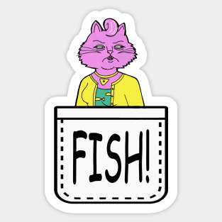 princess carolyn fish Sticker